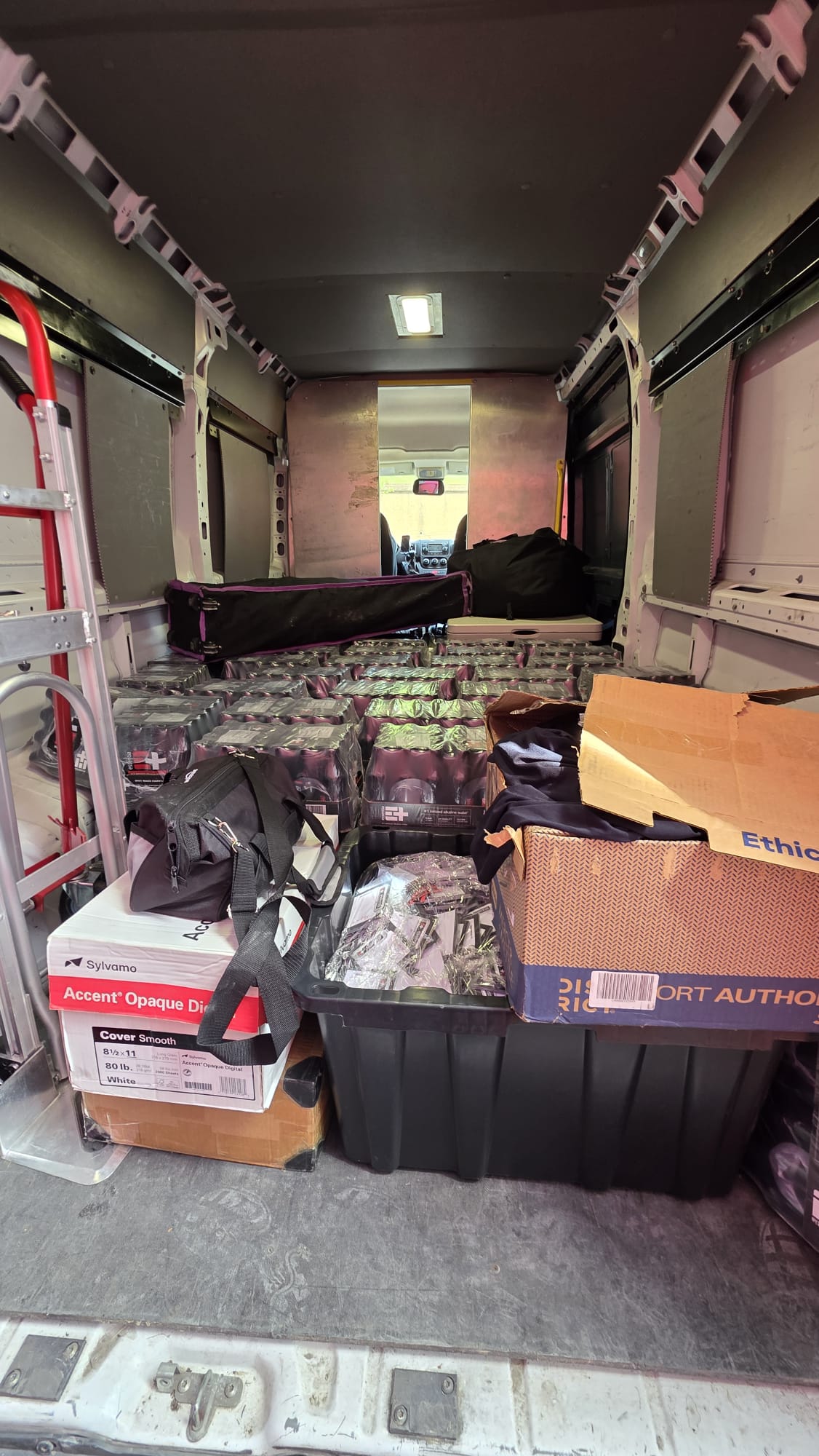 VanGo crew supporting marathon event logistics in the DMV area